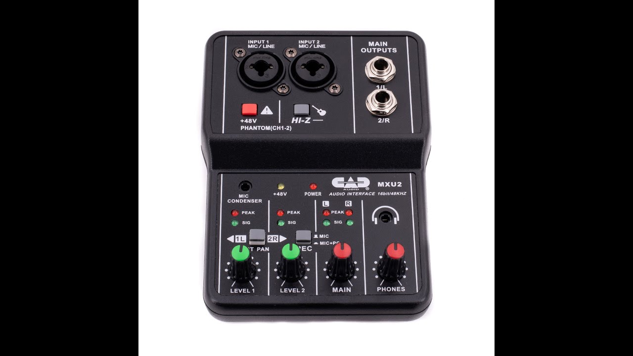 3in1 - 8ch Mixer / 2x2 Audio Interface / Bluetooth - The All New Harbinger  LX8 Audio Mixer 