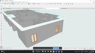Easiest Method of making a Custom Parapet and Window huge in Archicad24