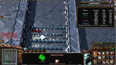 Starcraft II Custom Games : LINE TOWER WARS : Part 1