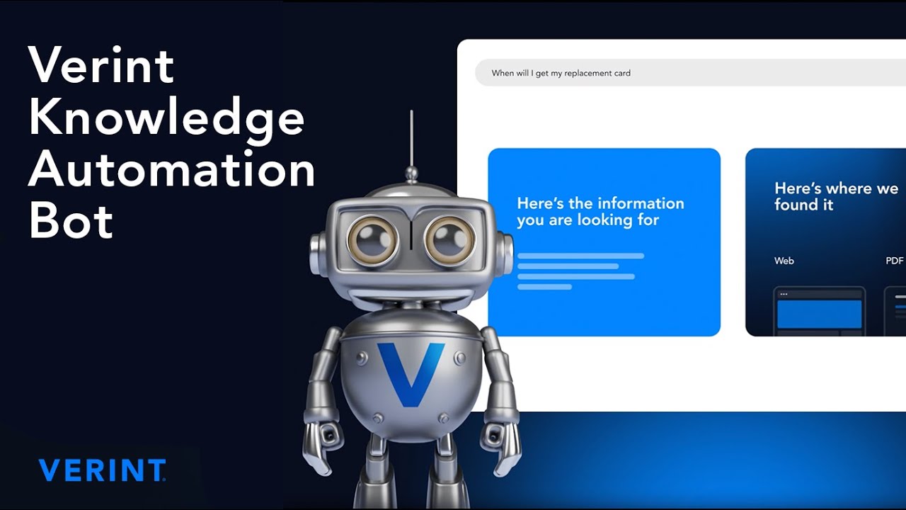 Verint Knowledge Automation Bot | Servion