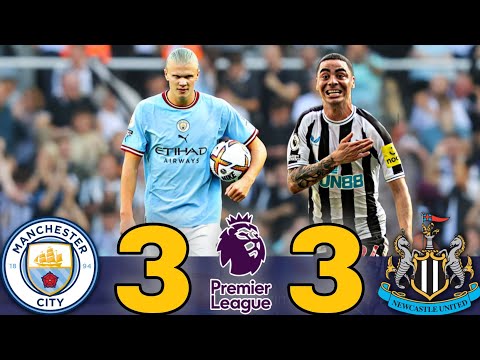 نيوكاسل مانشستر سيتي 3 3 مباراه دراماتيكية الدوري الانجليزي تعليق رؤوف خليف 