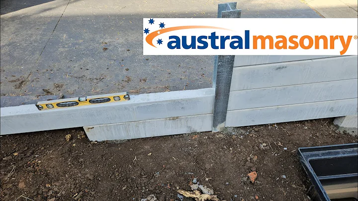 How to build a Concrete Sleeper retaining wall, Concrete Sleeper retaining wall design