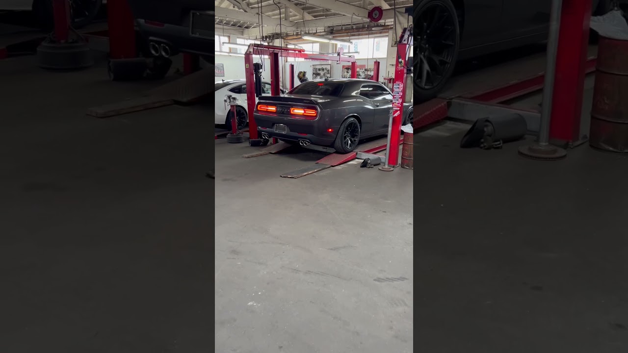 Hellcat gets a muffler delete 
