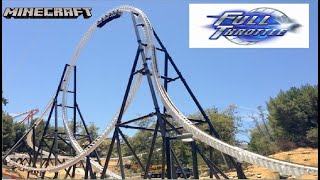 Minecraft - Full Throttle At Six Flags Magic Mountain