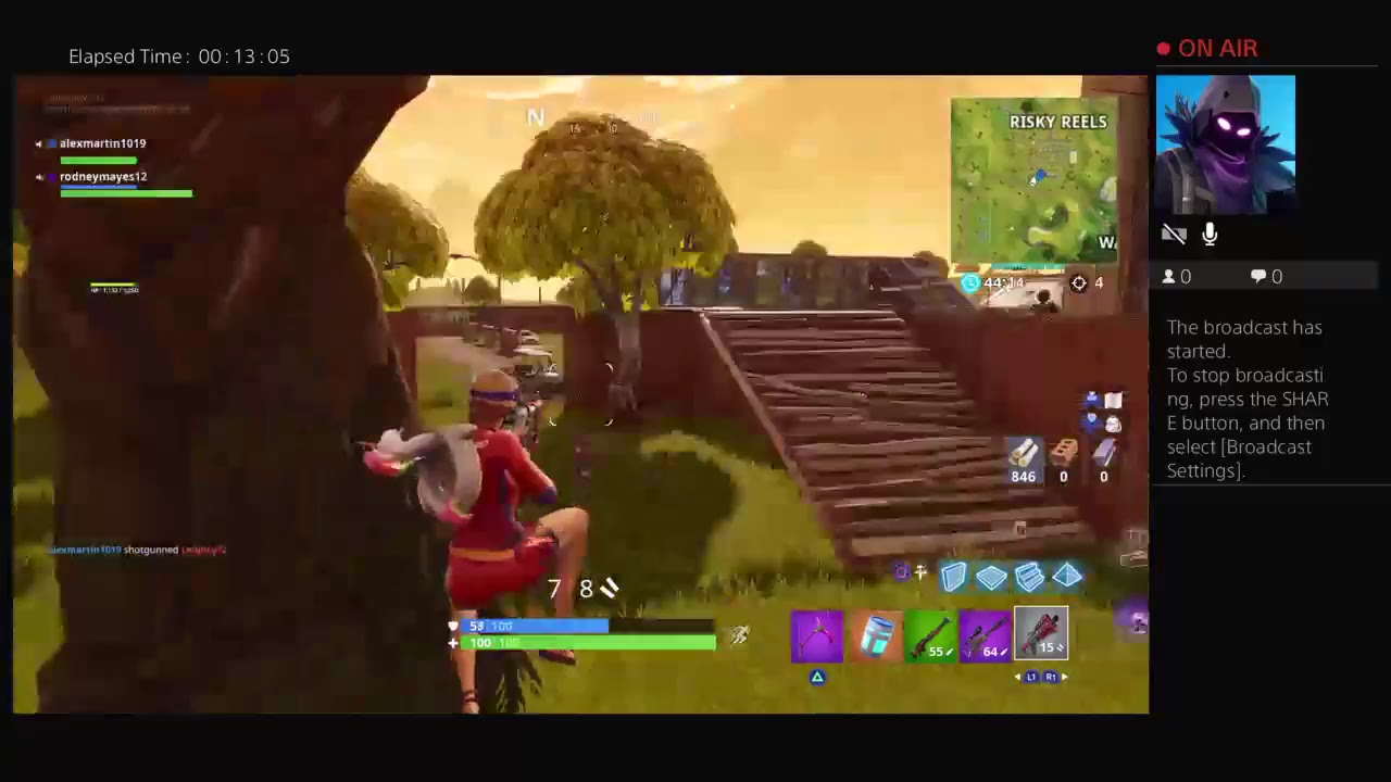 Playing with my friends on fortnite YouTube