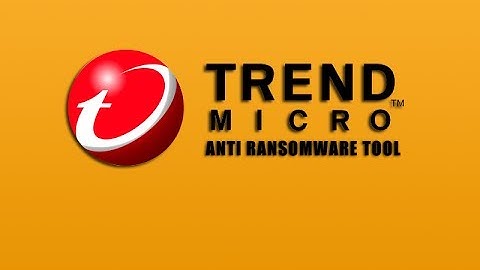 Remove Ransomware with Trend Micro AntiRansomware Tool