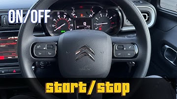 2024 CITREON C3 automatic Stop/Start ON&OFF