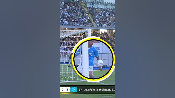 Tocco con il braccio di Spinazzola in area ✋