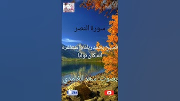 القران الكريم : سورة النصر تلاوة القارئ سعد الغامدي Quran(al nasr) Saad el ghamidi