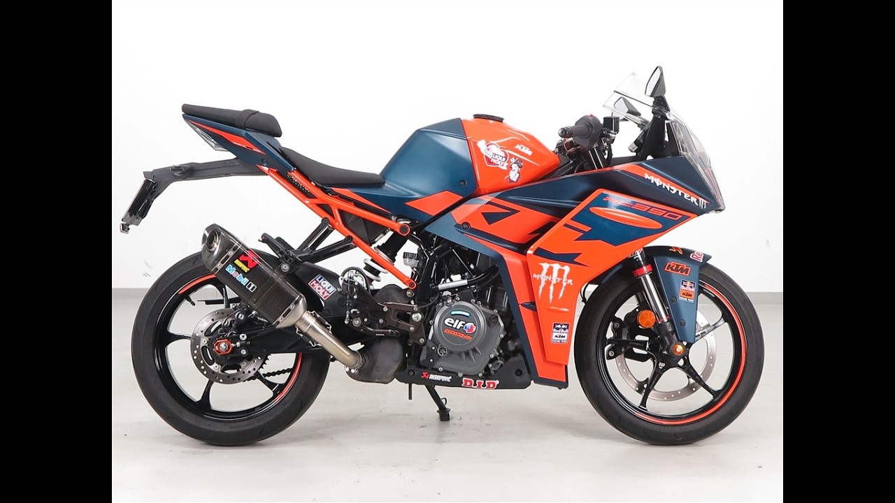 KTM RC390 アクラポビッチ　マフラー KTM RC390 エンジン始動 アクラポビッチ マフラーサウンド - YouTube
