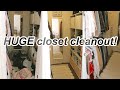 HUGE CLOSET CLEANOUT! Minimizing & decluttering my wardrobe (much needed lol)