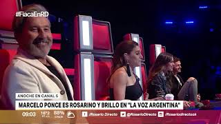 CANAL 5 ROSARIO – ROSARIO DIRECTO – MARCELO PONCE BRILLO EN LA VOZ ARGENTINA