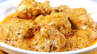 Chicken Malai Handi Recipe | Murgh Malai Curry | Mughlai Creamy Chicken Gravy