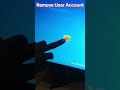 How to Remove User Account on OS#bncreations1989 #shortsfeed #computer #windows #ytshort #education