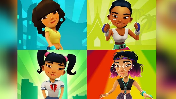 Subway Surfers Subway Menu Character Game, subway surfers harumi