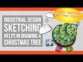 How to use Industrial Design to draw a Christmas Tree