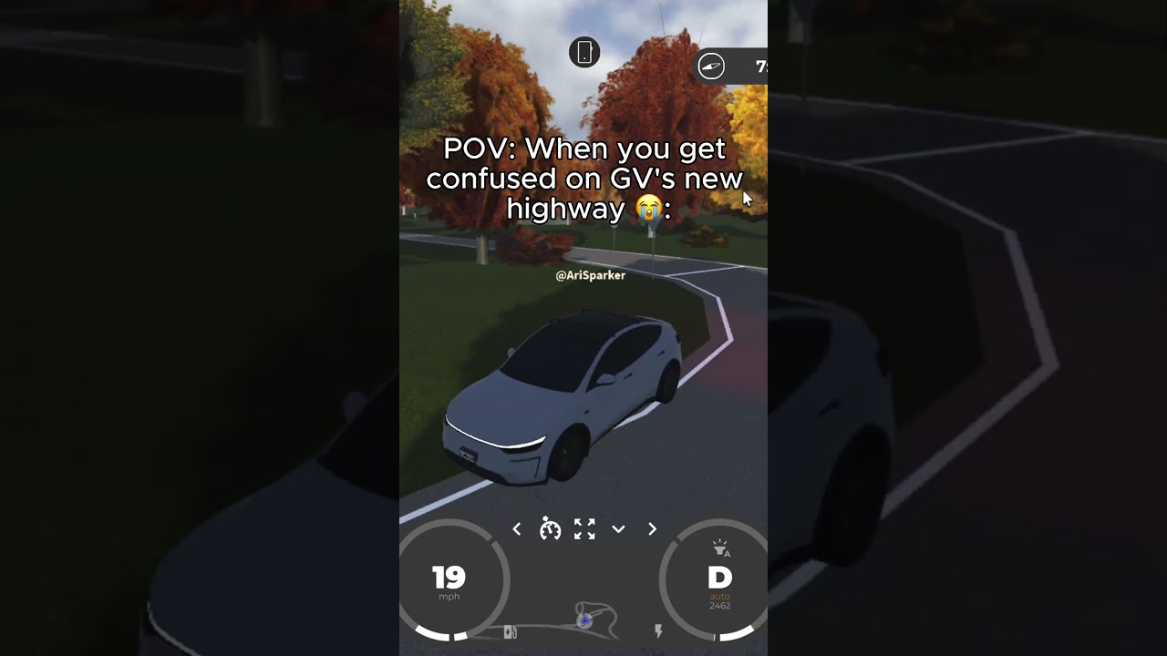 POV: When you get confused in GV's new highway update