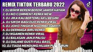 DJ TIKTOK TERBARU 2022 • DJ RUNTAH X BIWIR BEREM BEREM JAWER HAYAM - NO COMMENT TERBARU FULL BASS