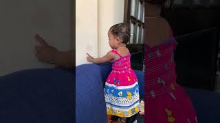 Baby says TATA bye bye | Baby Shakes Head side by side | Cute Baby |Amolika trending  funnyvideos