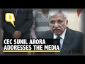 Chief election commissioner sunil arora addresses media in chandigarh