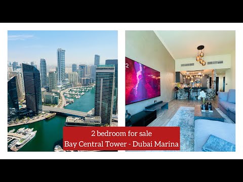 Two bedroom apartment for sale | Bay Central Tower | Dubai Marina