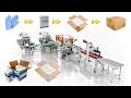 Fully Automatic Carton Case End of Line Packaging Machinery With End Load Cartoner