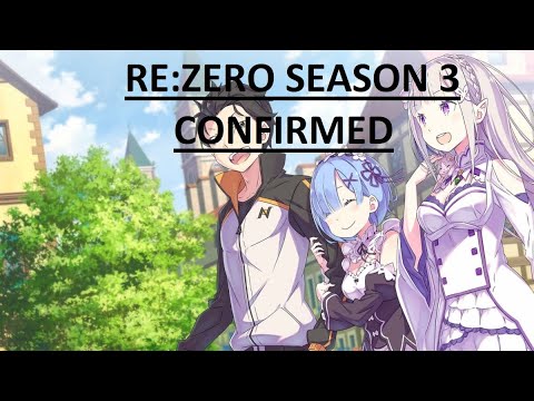 Re zero - season 3 officially announced. New trailer and PV revealed. Read  below!!! Season 3 of Re-zero was announced at anime japan…