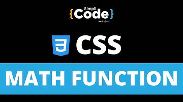 CSS Math Functions | CSS Min() Max() Calc() Function | CSS for Beginners | SimpliCode