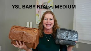 YSL BABY NIKI VS MEDIUM MOD SHOTS, WHAT FITS AND REVIEW