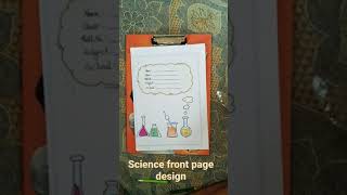 science front page design