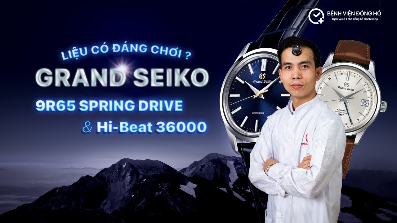 So sánh bộ máy Spring Drive 9R65 Grand Seiko và 9S Hi-Beat 36000, Credo  Quartz liệu có đáng chơi? - YouTube