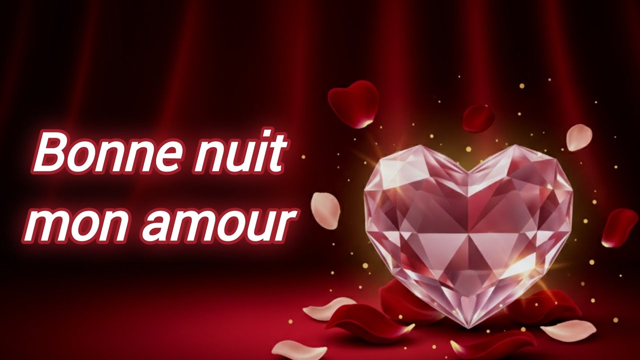 Bonne nuit mon amour 🌙 Je t’aime fort ❤️ Messages romantiques pour rêver