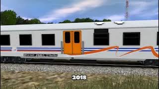 Evolution of KA Argo Parahyangan