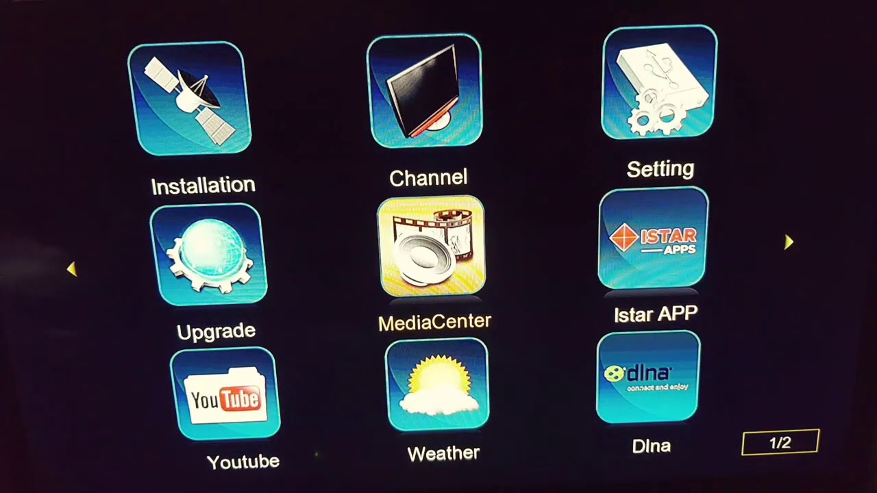 Upgrade Mega istar BOXes V2.7.29(6824)