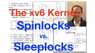 xv6 Kernel: Spinlocks vs Sleeplocks