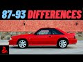 WHATS THE DIFFERENCE?? 87-93 FOXBODY MUSTANGS