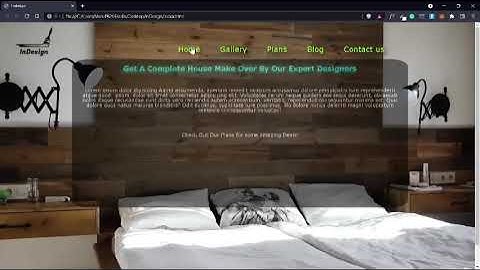 InDesign Responsive Webpage