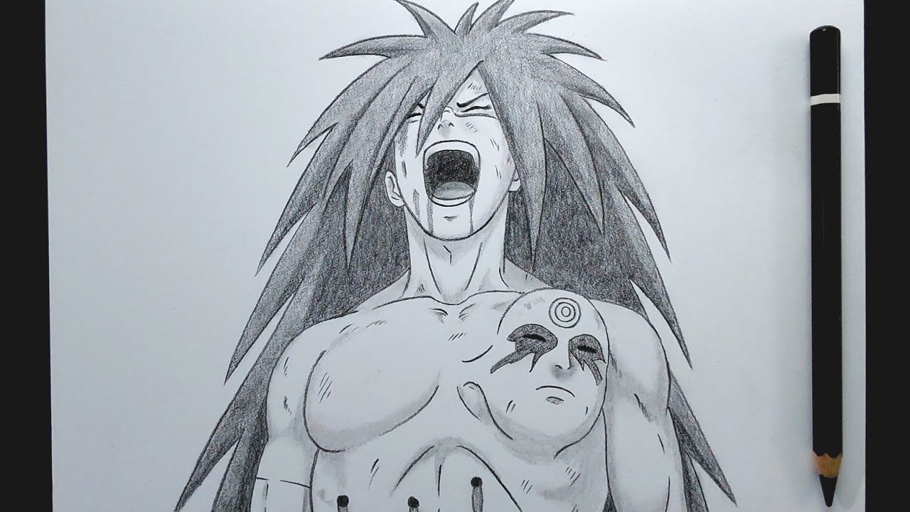 How To Draw Madara Uchiha Step By Step || Easy Naruto Art Guide