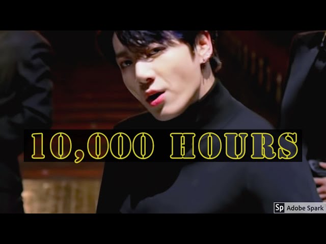 BTS Jungkook 10,000 Hours - Lyrics (Full Ver.) - Justin Bieber Cover - Dan + Shay Cover By  정국 class=