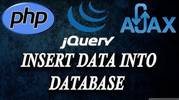 ajax jquery php  inserting data into database part 3
