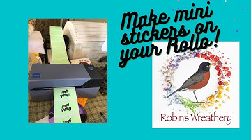 How to print mini labels for business on your thermal Rollo Printer using only canva to create them!