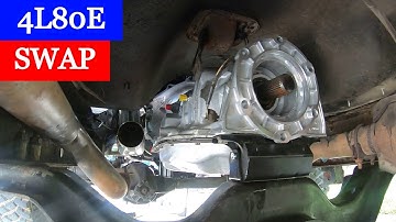 Squarebody K10 Swap Project, Part 3 4L80E Swap, Will it Fit?