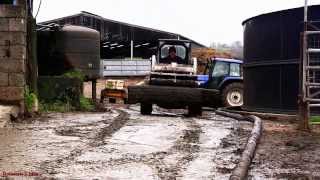 Busy Farm - Pumping with Four and Cow Work with JCB and Bobcat.