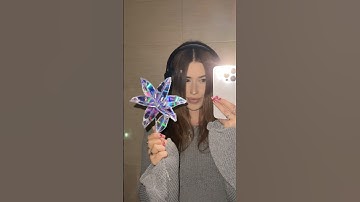 STUNNING DIY Lily MADE From CDs Sparkling RECYCLED Craft IDEA