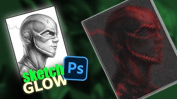 How to Make Your Sketches GLOW Using Photoshop!