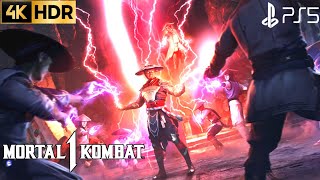 Dark Raiden Ending Mortal Kombat 1 Invasion Season 5 Ending Scene 4K HDR PS5| MK1 Dark Raiden Ending