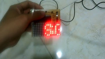 Hai LED ma trận chạy chữ đơn giản - Lập trình C AT89S52 LDNam