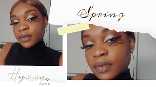 Makeup Transformation Spring Makeup