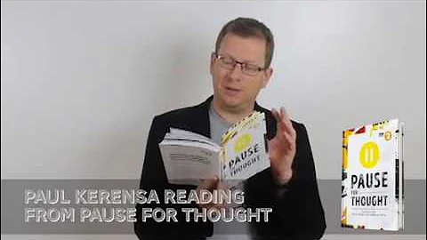 Paul Kerensa reading from BBC Radio Two's Pause for Thought