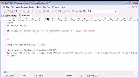 Beginner PHP Tutorial - 167 - Creating Captcha Image Security Part 4